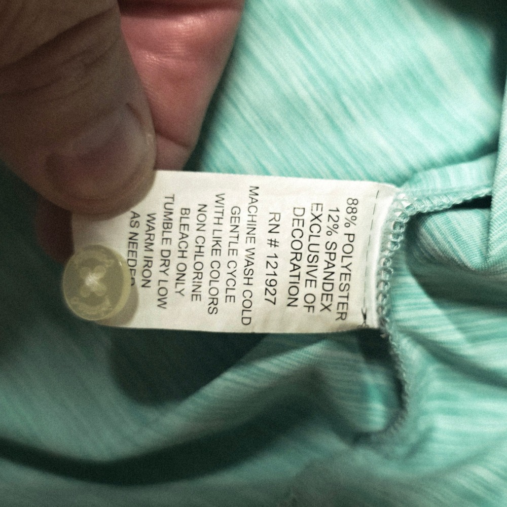 Johnnie-O Polo Shirt Men's XXL Green Featherweight Short Sleeve Stretch UPF 50 - Picture 6 of 10